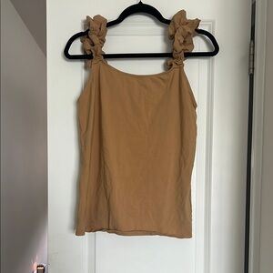 3/$15 Cato Ruffle Strap Tank Coquette Cottagecore Romantic Soft Girl M